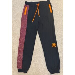 Disney Marvel Black Panther Jogger Sweatpants Black Purple Womens Medium NWT